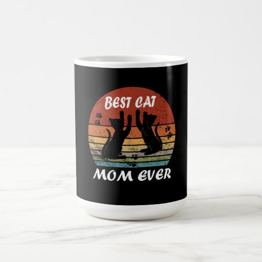 Beste Katzenmutter Allerzeit Muttertag Geschenk Lu Kaffeetasse (Mittel)