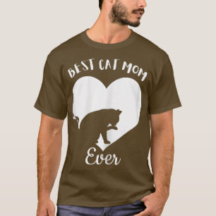 Beste Katzenmutter Allerzeit Süße Schwarze Katzen  T-Shirt