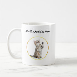 Beste Katzenmutter der Welt Benutzerdefiniert Lust Kaffeetasse