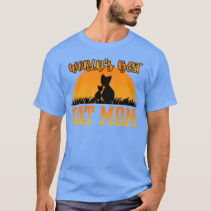 Beste Katzenmutter der Welt Katze vintage T-Shirt