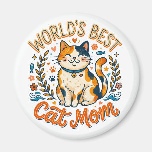 Beste Katzenmutter der Welt! Magnet