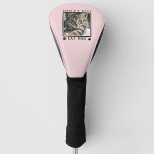 Beste Katzenmutter der Welt mit Pfotenabdrücken Ha Golf Headcover