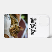 Beste Katzenmutter-Foto Schwarzschrift Case-Mate iPhone Hülle (Rückseite (Horizontal))