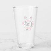 Beste Katzenmutter Glas (Rückseite)