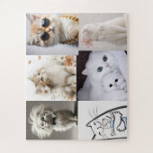 Beste Katzenmutter Haustierfoto – Personalisiert Puzzle (Vertikal)