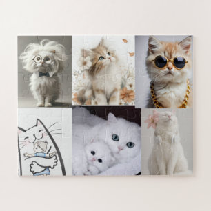 Beste Katzenmutter Haustierfoto – Personalisiert Puzzle
