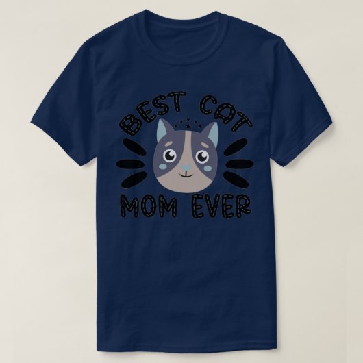 Beste Katzenmutter je1 T-Shirt (Design vorne)
