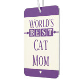 Beste Katzenmutter macht Foto lila Autolufterfrischer (Links)