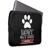 Beste Katzenmutter, Mama Mama personalisieren Name Laptopschutzhülle (Vorne Rechts)