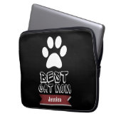 Beste Katzenmutter, Mama Mama personalisieren Name Laptopschutzhülle (Vorderseite Links)