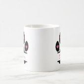 Beste Katzenmutter Pfotenabdruck Kaffeetasse (Mittel)