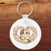 Beste Katzenmutter Schlüsselanhänger (Rückseite)