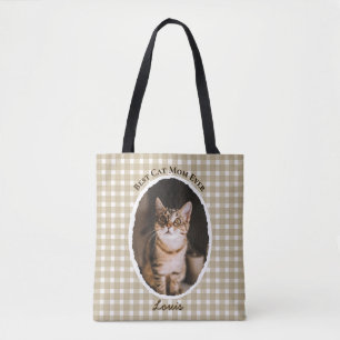 Beste Katzenmutter überhaupt Benutzerdefinierte lu Tasche