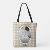 Beste Katzenmutter überhaupt Benutzerdefinierte lu Tasche (Rückseite)