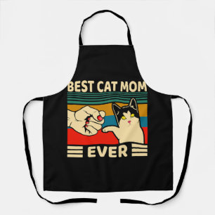 Beste Katzenmutter überhaupt Frauen Vintage Bump F Schürze