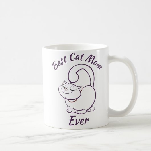 Beste Katzenmutter überhaupt Kaffeetasse (Rechts)