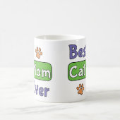 Beste Katzenmutter überhaupt Kaffeetasse (Mittel)