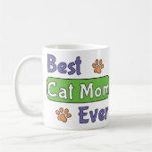 Beste Katzenmutter überhaupt Kaffeetasse (Links)