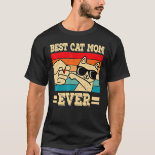 Beste Katzenmutter überhaupt  Katze Retro Vintage  T-Shirt