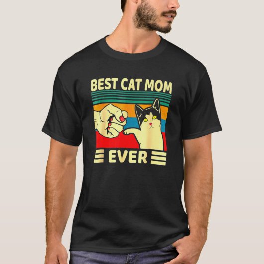 Beste Katzenmutter überhaupt Katzenmutter Muttert T-Shirt (Vorderseite)