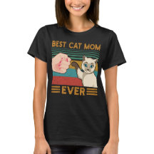 Beste Katzenmutter überhaupt Lustige Vintage Siame