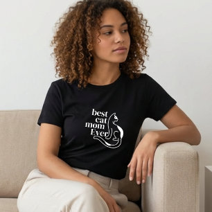 Beste Katzenmutter überhaupt – Minimales Katze-Lie Tri-Blend Shirt