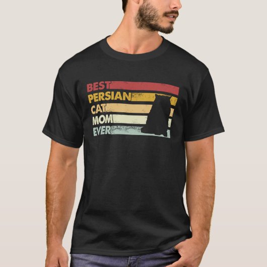 Beste Katzenmutter überhaupt Mutter Perserkatze T-Shirt (Vorderseite)