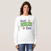 Beste Katzenmutter überhaupt Sweatshirt (Vorne ganz)