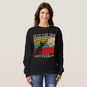 Beste Katzenmutter überhaupt Sweatshirt (Vorne ganz)