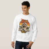 Beste Katzenmutter überhaupt T-Shirt Sweatshirt (Vorne ganz)