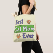 Beste Katzenmutter überhaupt Tasche (Von Nahem)