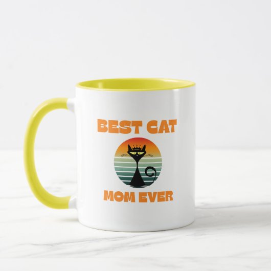 Beste Katzenmutter überhaupt Tasse (Links)