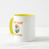 Beste Katzenmutter überhaupt Tasse (Vorderseite Links)