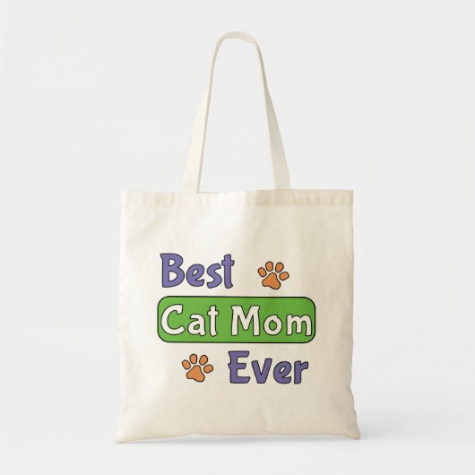 Beste Katzenmutter überhaupt Tragetasche (Vorne)