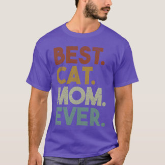 Beste Katzenmutter überhaupt Verrückte Katzenlady T-Shirt
