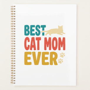 Beste Katzenmutter überhaupt Vintage Katzenliebhab Planer