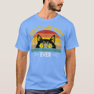 Beste Katzenmutter überhaupt Vintage lustige Katze T-Shirt
