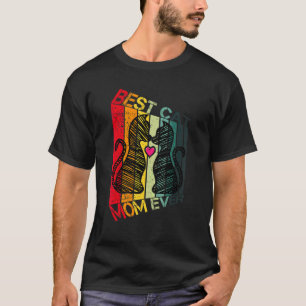 Beste Katzenmutter überhaupt Vintage-Zitat Muttert T-Shirt