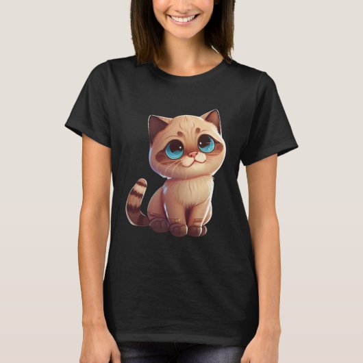 Beste Katzenmutter und Katzenvater 3 T-Shirt (Vorderseite)