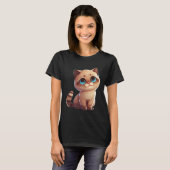 Beste Katzenmutter und Katzenvater 3 T-Shirt (Vorne ganz)