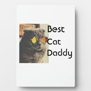 Beste Katzenmutter Vater füge Katzenfoto Name Gesc Fotoplatte