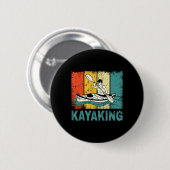 Beste Kayaking-Kunst Für Männer Frauen Kayaking An Button (Vorne & Hinten)