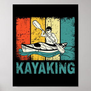 Beste Kayaking-Kunst Für Männer Frauen Kayaking An Poster