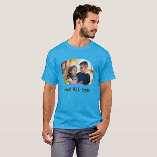 Beste KID-Version für Ihr horizontales Foto T-Shirt (Vorne ganz)