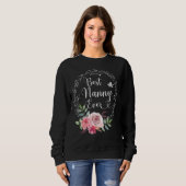 Beste Kindermädchen Blume Dekoration Kindermädchen Sweatshirt (Vorne ganz)