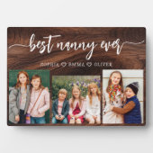 Beste Kindermädchen - Entenkinder FotoCollage Fotoplatte (Vorderseite)