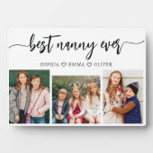 Beste Kindermädchen je - Großkinder FotoCollage Fotoplatte (Vorderseite)