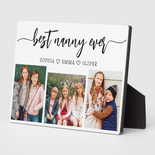 Beste Kindermädchen je - Großkinder FotoCollage Fotoplatte (Seite)