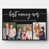 Beste Kindermädchen je - Großkinder FotoCollage Fotoplatte (Vorderseite)