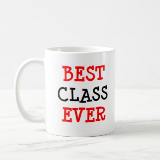 beste Klasse überhaupt Kaffeetasse (Links)